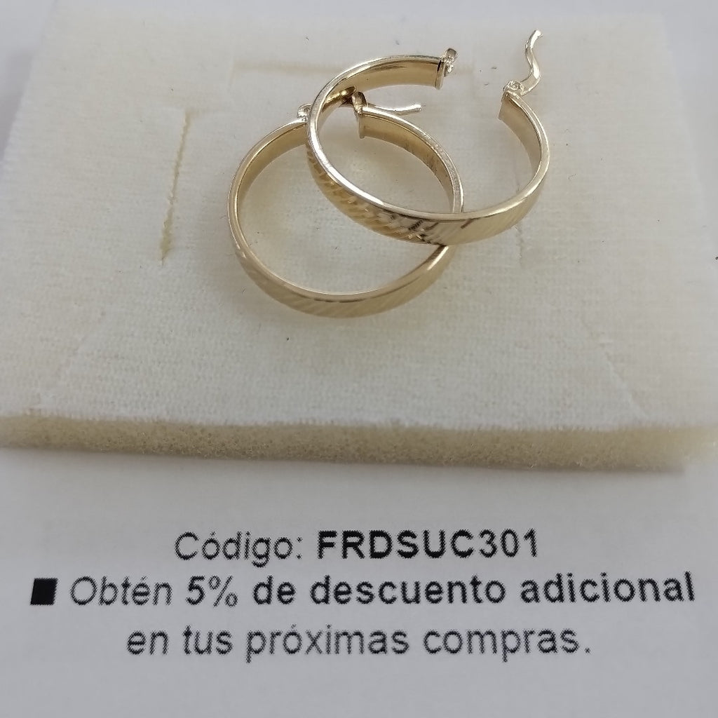 ARETES ARRACADA ASTRIADA 10K 2.3 GR (NUEVO)
