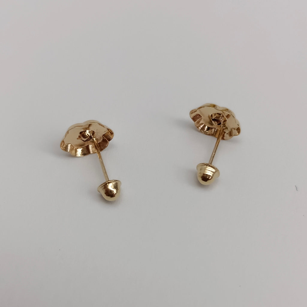 BROQUELES BROQUEL FIG FLOR C CIRCONIA 14K 0.2581 GR (NUEVO)