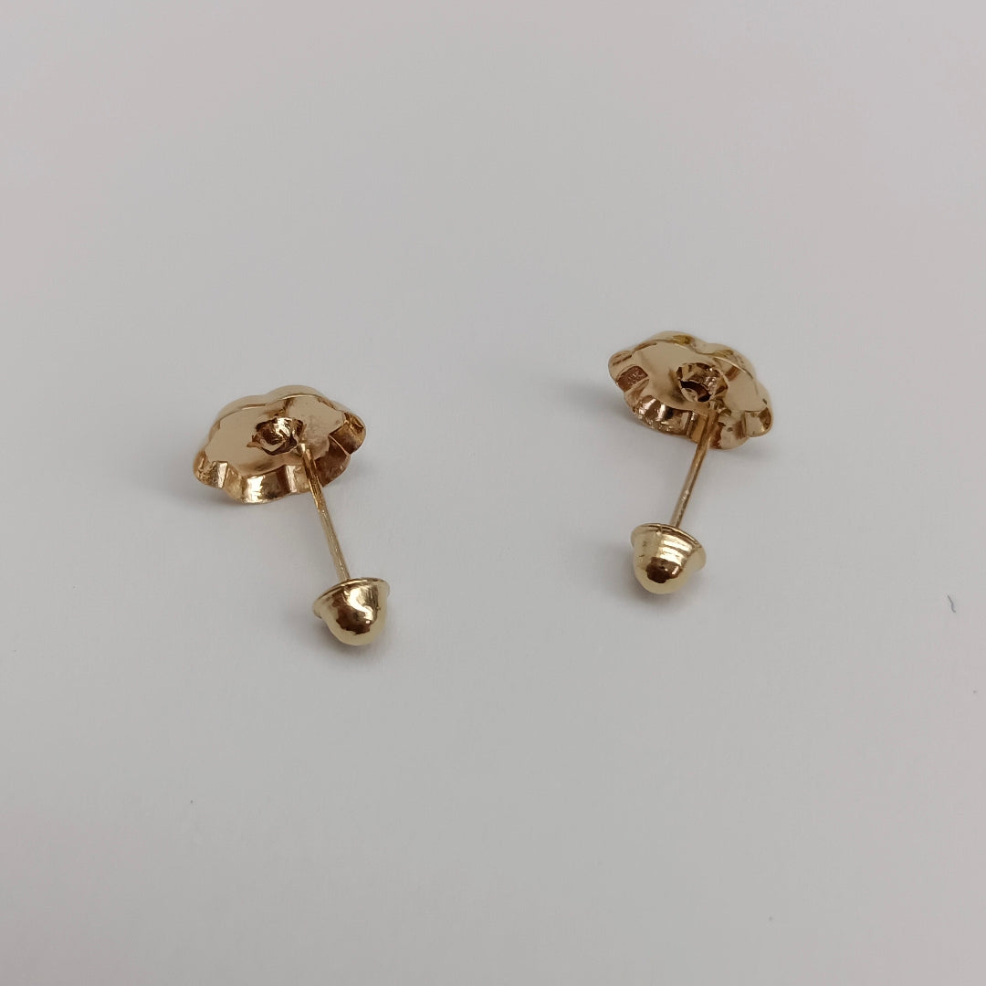 BROQUELES BROQUEL FIG FLOR C CIRCONIA 14K 0.2581 GR (NUEVO)