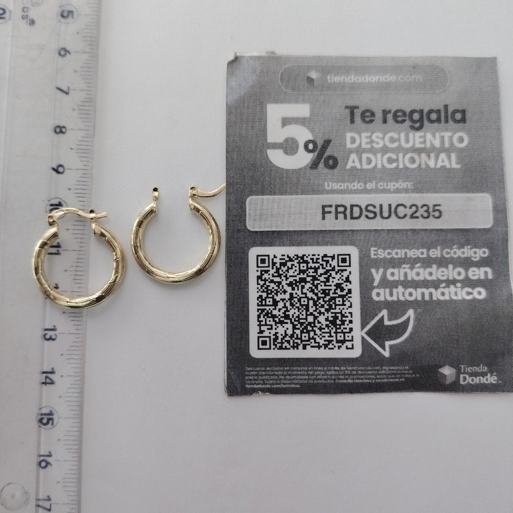 ARETES ARRACADAS 14K 2.7 GR (NUEVO)