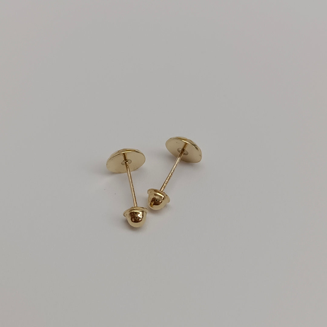 BROQUELES BROQUEL FIG BALON DE FUTBOL 14K 0.2387 GR (NUEVO)
