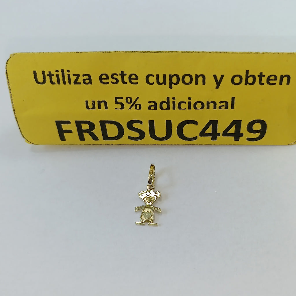 DIJE NIÑA 10K 0.3 GR (NUEVO)