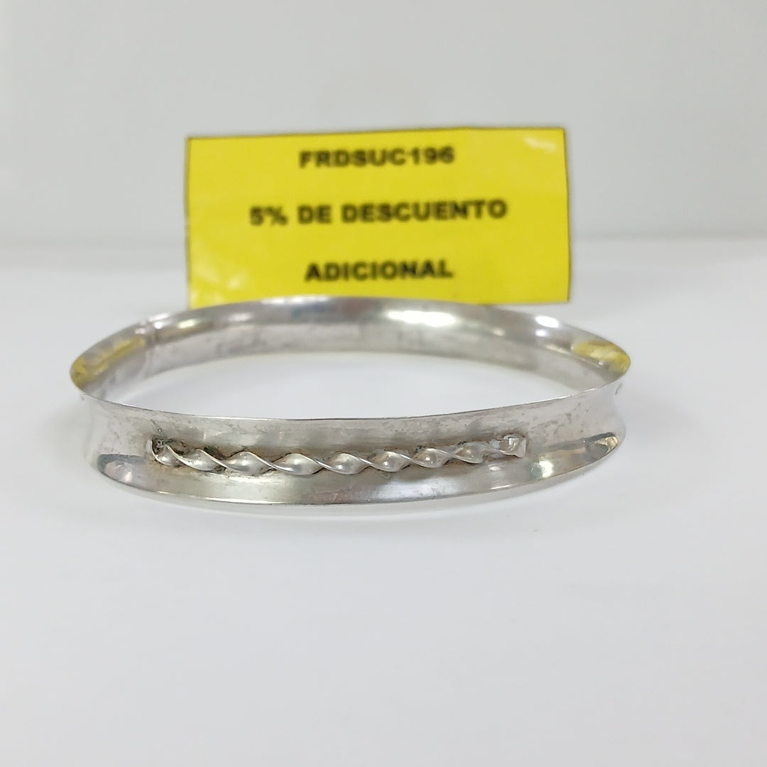 PULSERA RIGIDA PLATA 7,90 GRMS (SEMINUEVO)