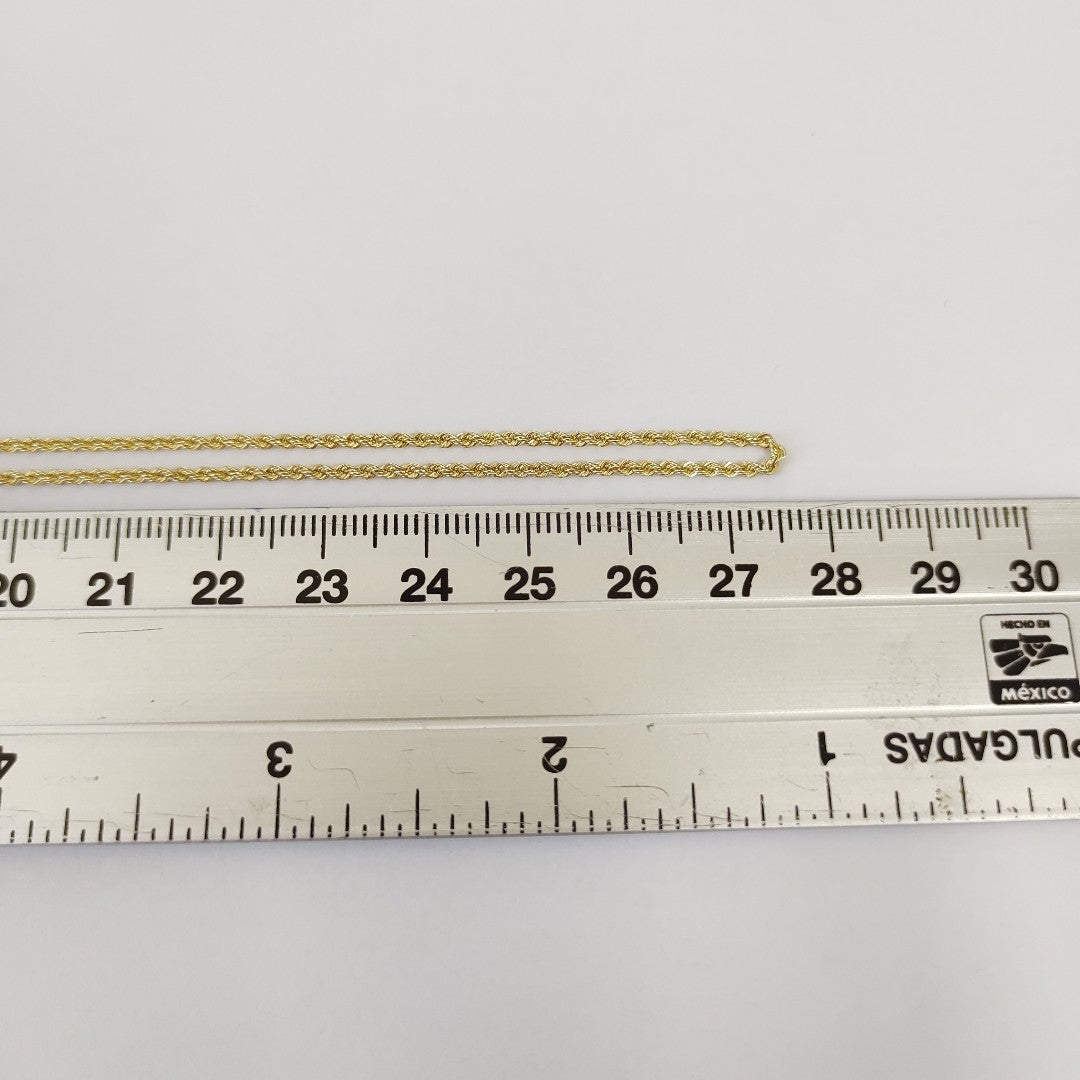 CADENA TORZAL 10K 55 CM 4.6 GR (NUEVO)