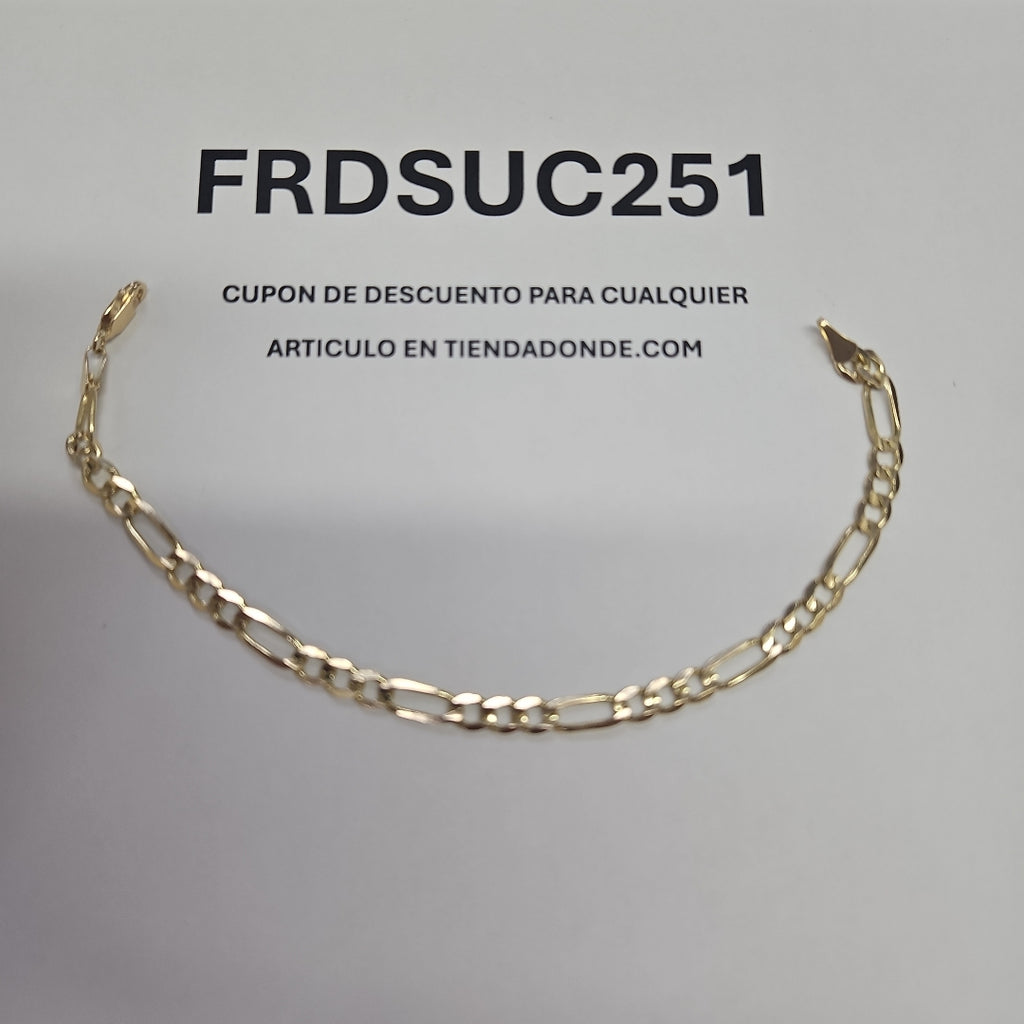 PULSERA 3X1 14K 21 CM 6.6 GR (NUEVO)