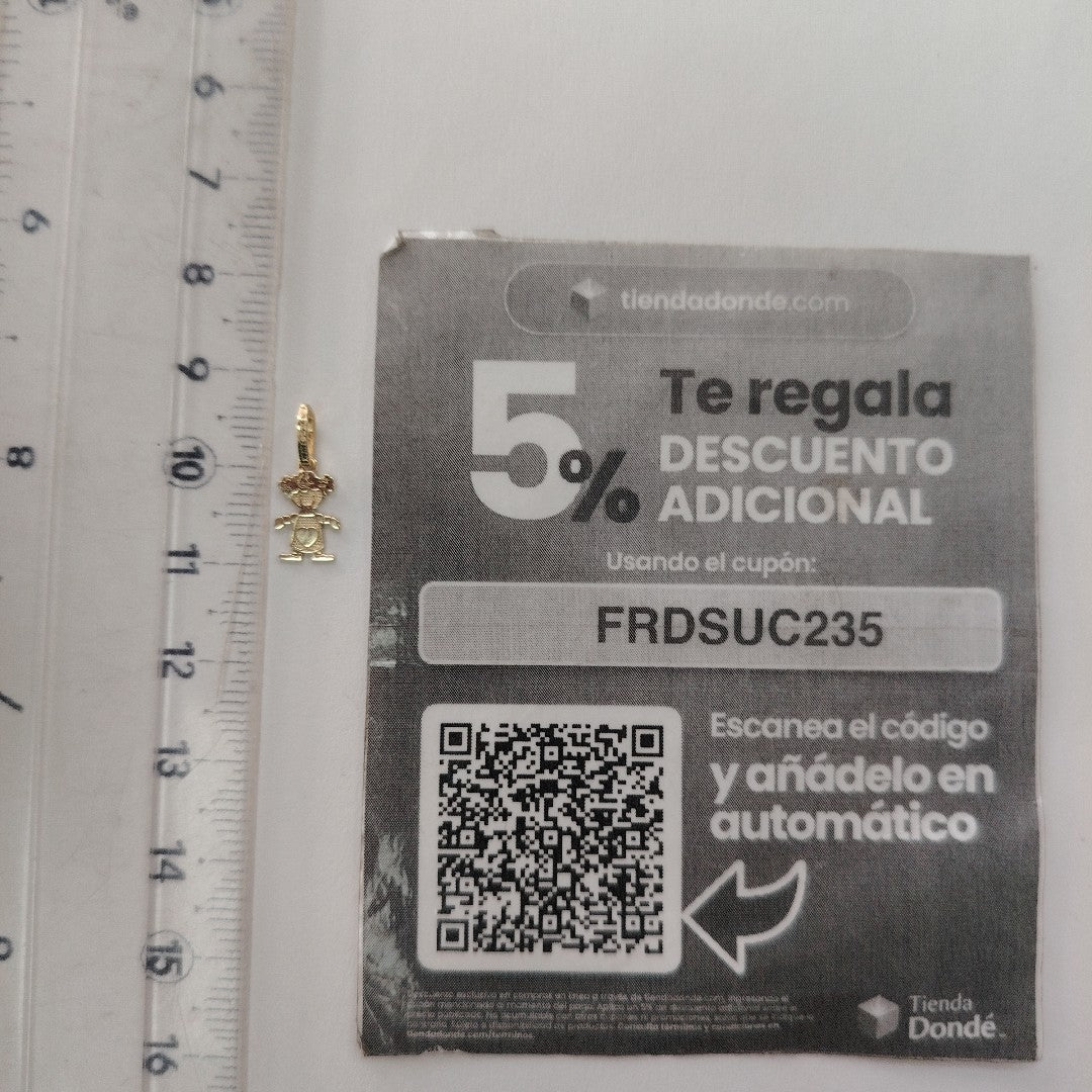 DIJE NIÑA 10K 0.3 GR (NUEVO)