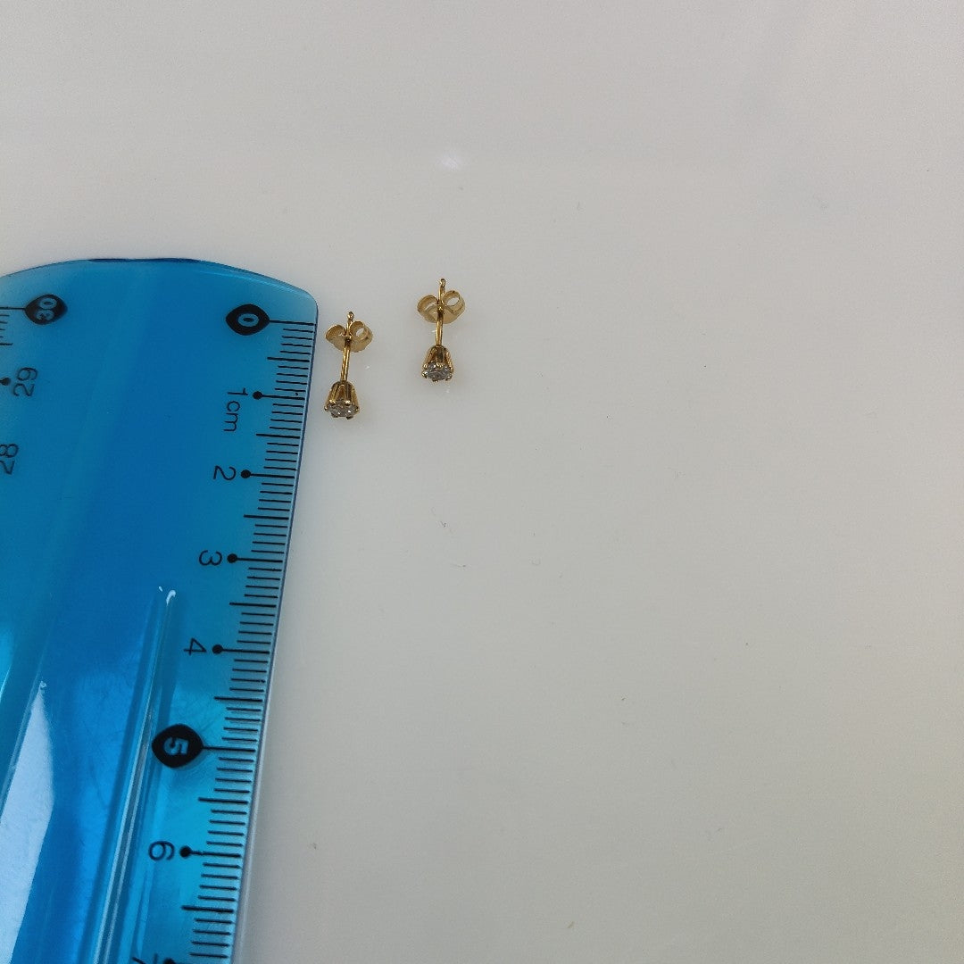 BROQUELES PAR ORO 14 K 0,50 GRMS (SEMINUEVO)