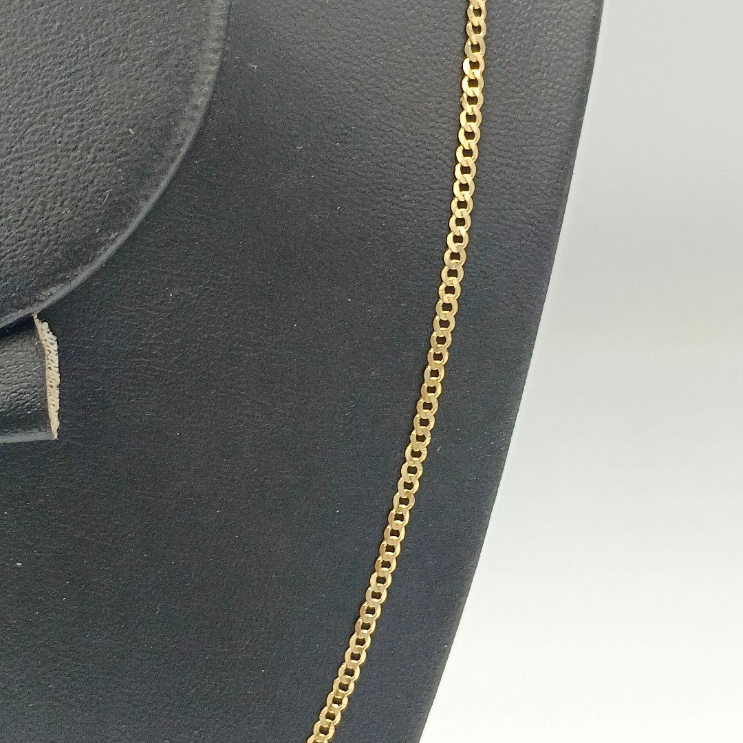 CADENA BARBADA 14K 55 CM 5.9 GR (NUEVO)