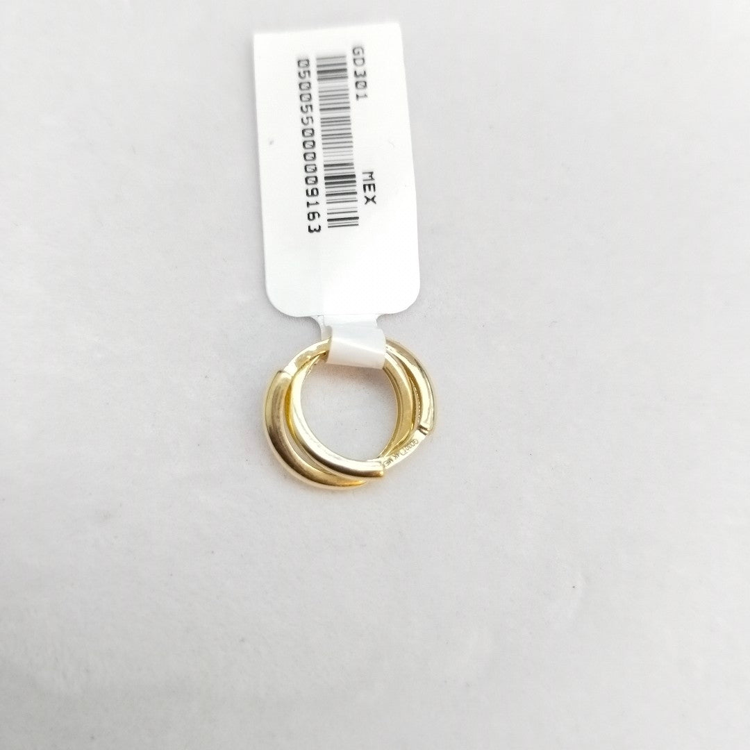 ARETES HUGGIES LISAS 14K 1.5 GR (NUEVO)