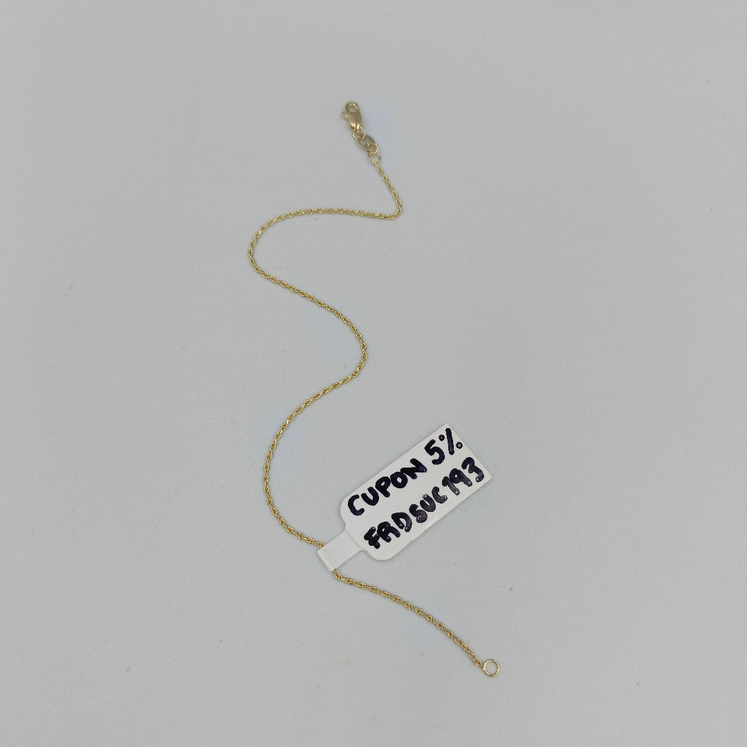 PULSERA TORZAL 14K 21 CM 1.4 GR (NUEVO)