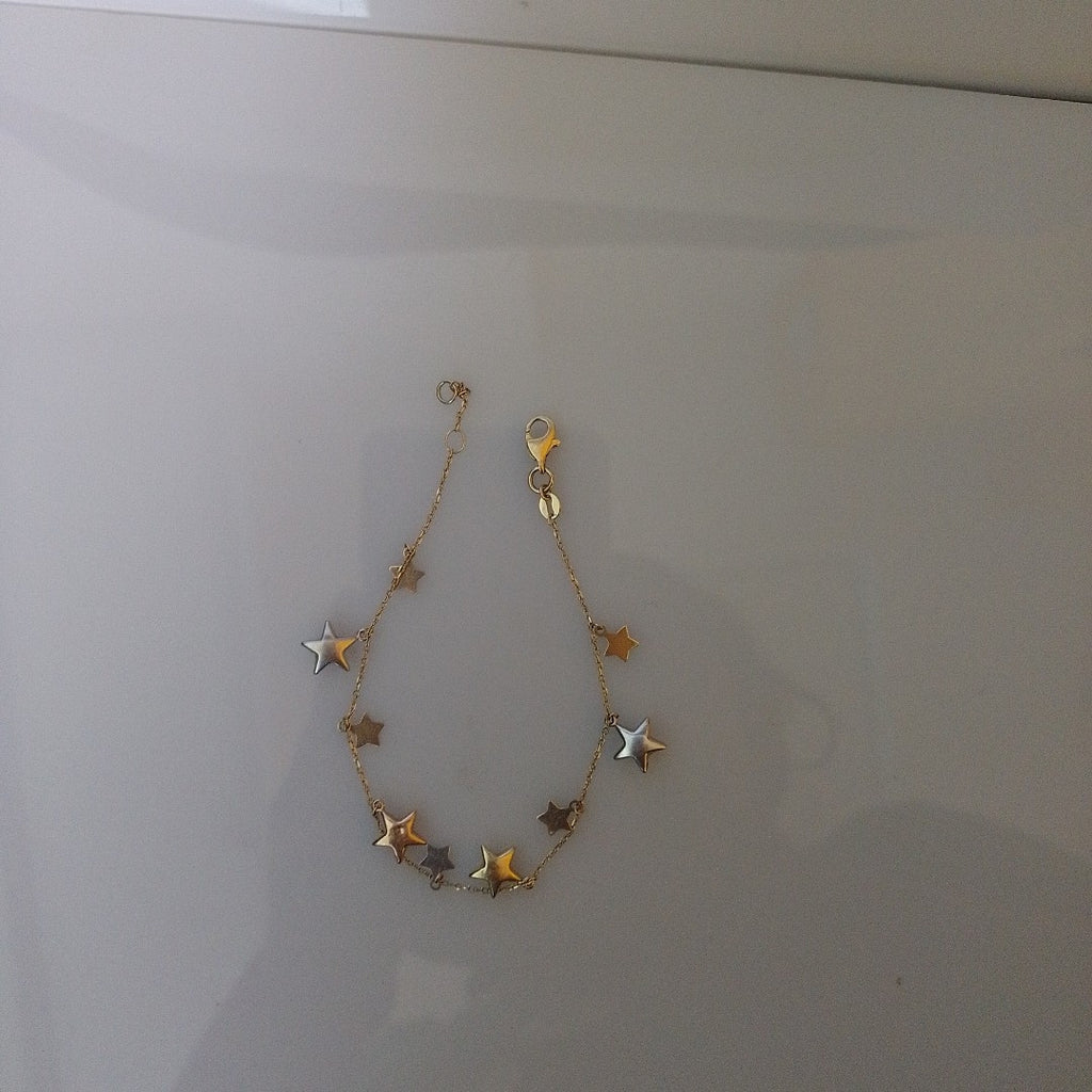 PULSERA ORO,ORO COMBINADO 14 K 2,10 GRMS (SEMINUEVO)