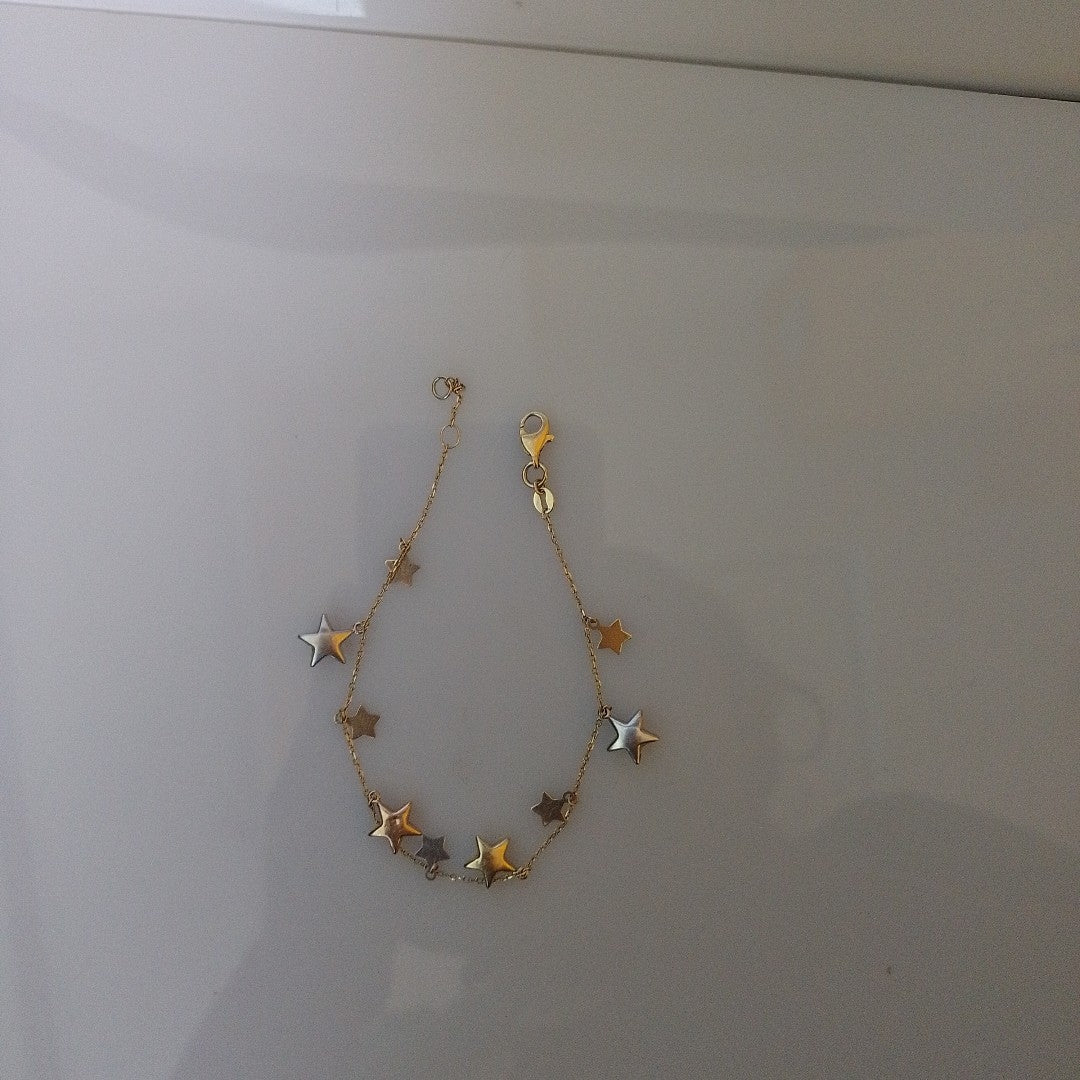 PULSERA ORO,ORO COMBINADO 14 K 2,10 GRMS (SEMINUEVO)