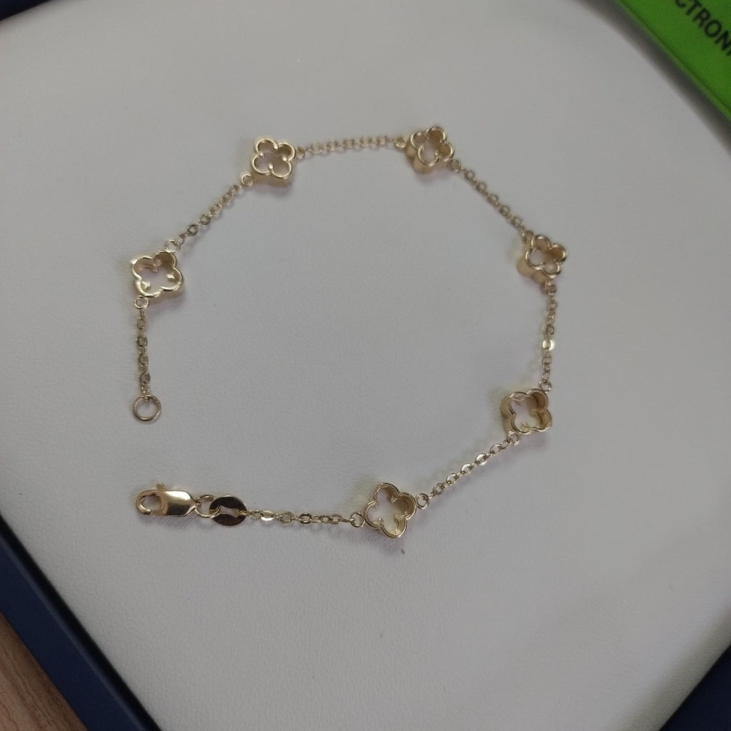 PULSERA ESPECIAL 14K 18 CM 4.3 GR (NUEVO)
