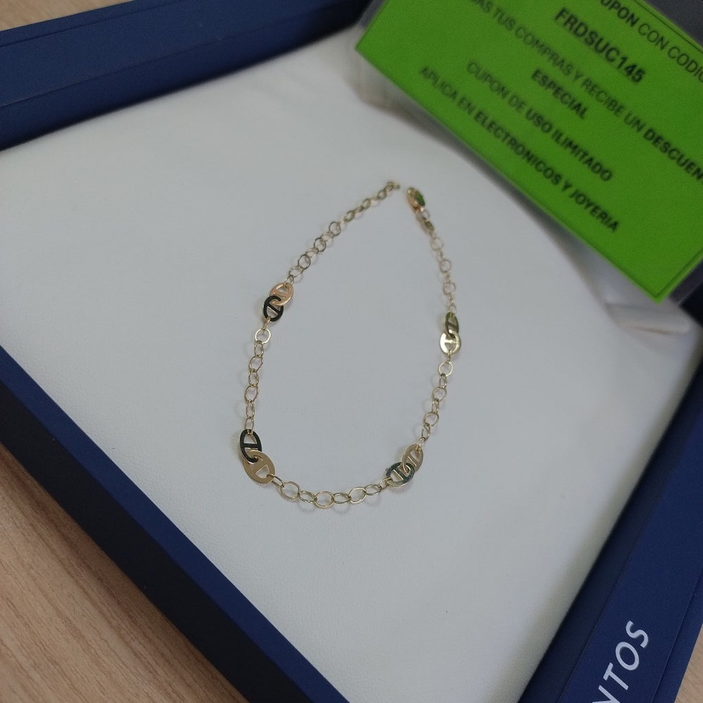 PULSERA ESPECIAL 14K 21 CM 1.9 GR (NUEVO)