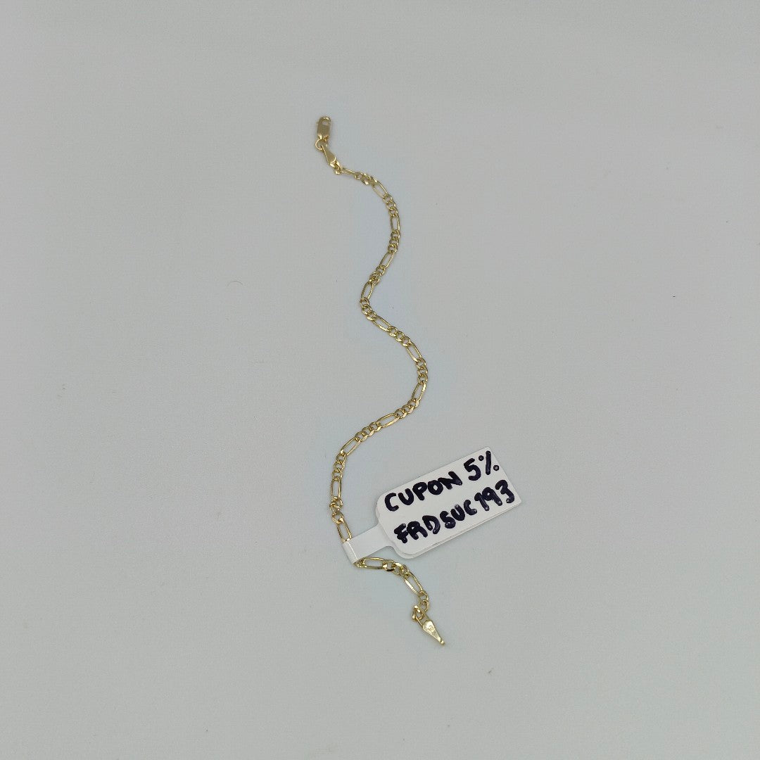 PULSERA 3X1 14K 18 CM 2 GR (NUEVO)