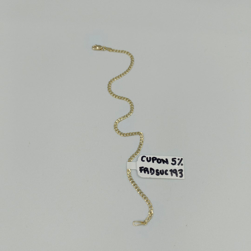 PULSERA BARBADA 14K 21 CM 2.3 GR (NUEVO)