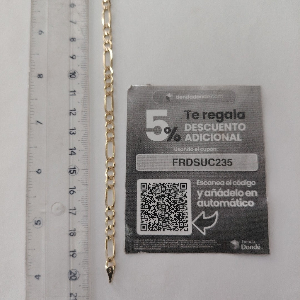 PULSERA 3X1 14K 21 CM 6.6 GR (NUEVO)