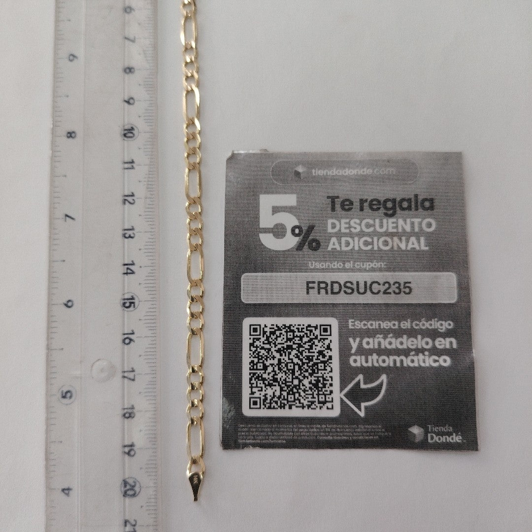 PULSERA 3X1 14K 21 CM 6.6 GR (NUEVO)