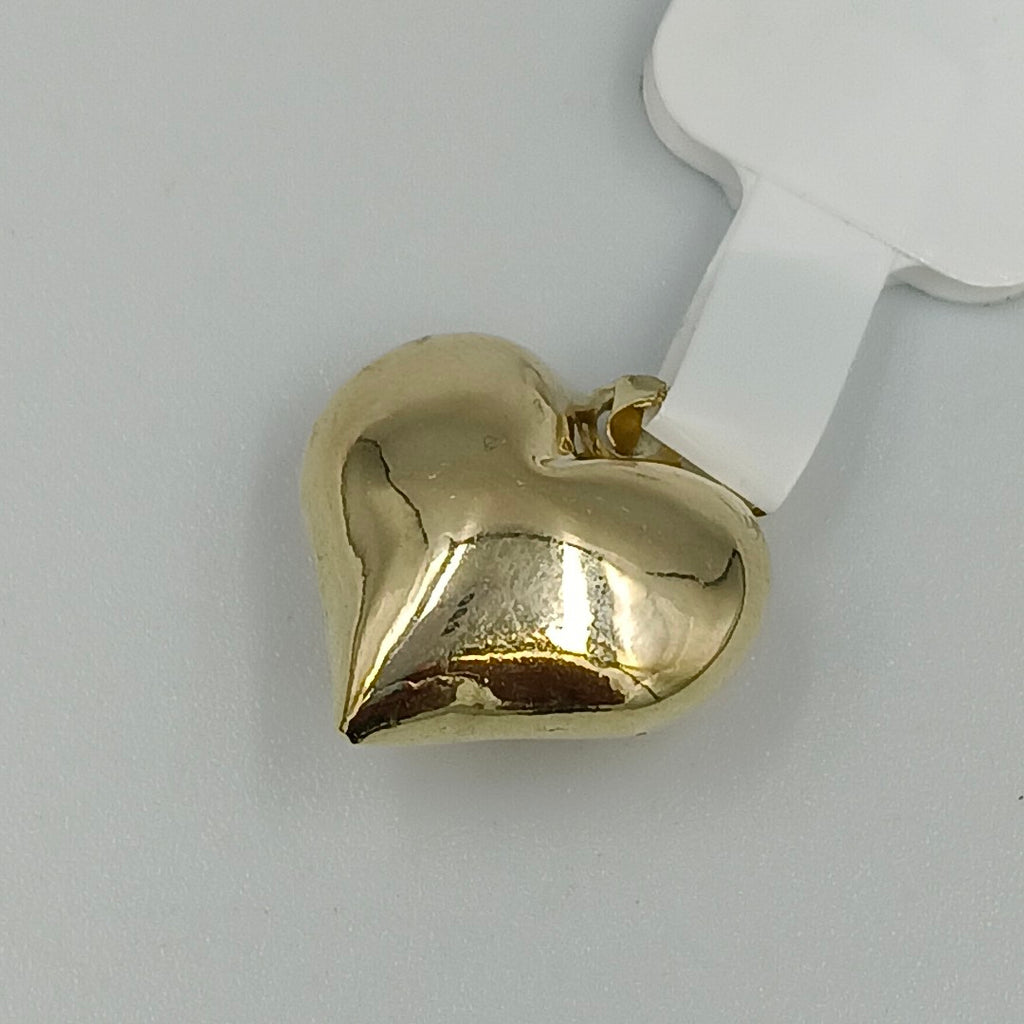 DIJE TEJIDO CORAZON LISO 14K 1 GR (NUEVO)