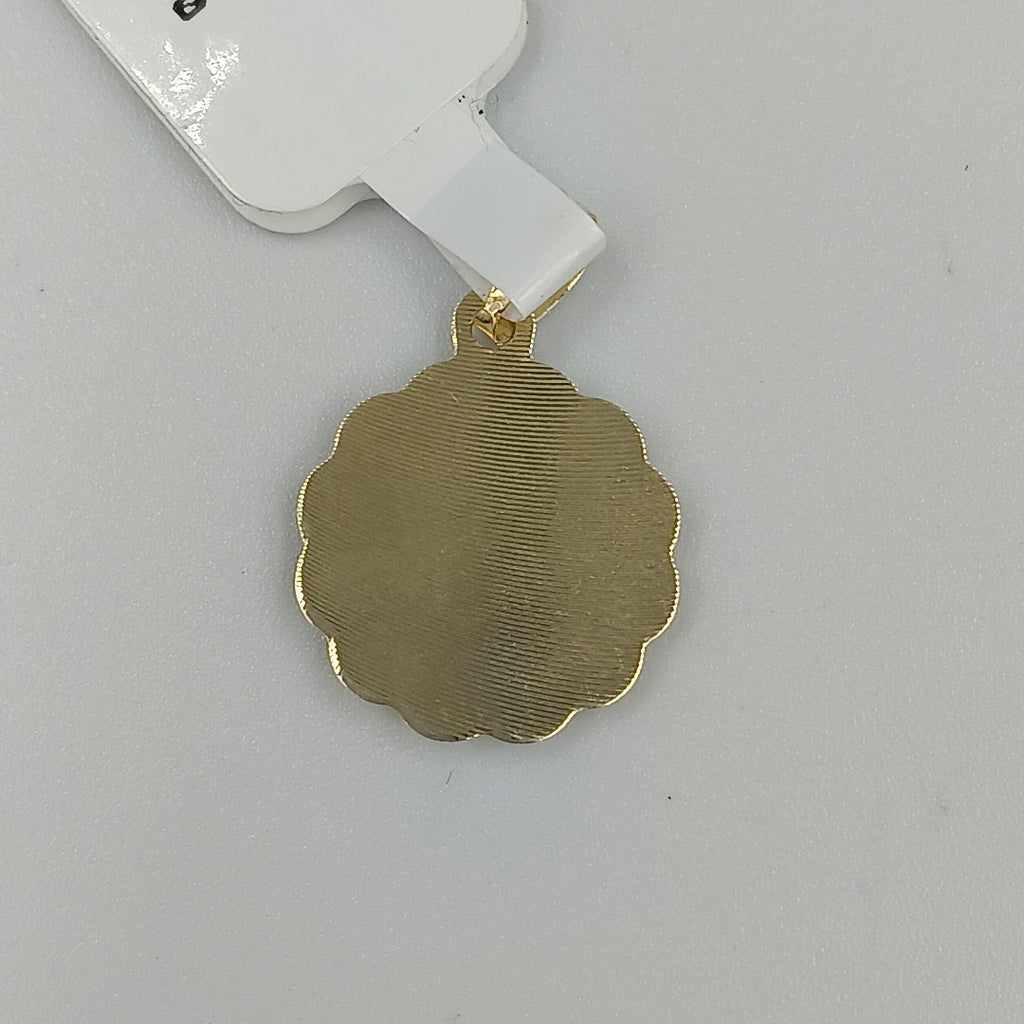 DIJE MEDALLA RELIGIOSA 14K 0.8 GR (NUEVO)
