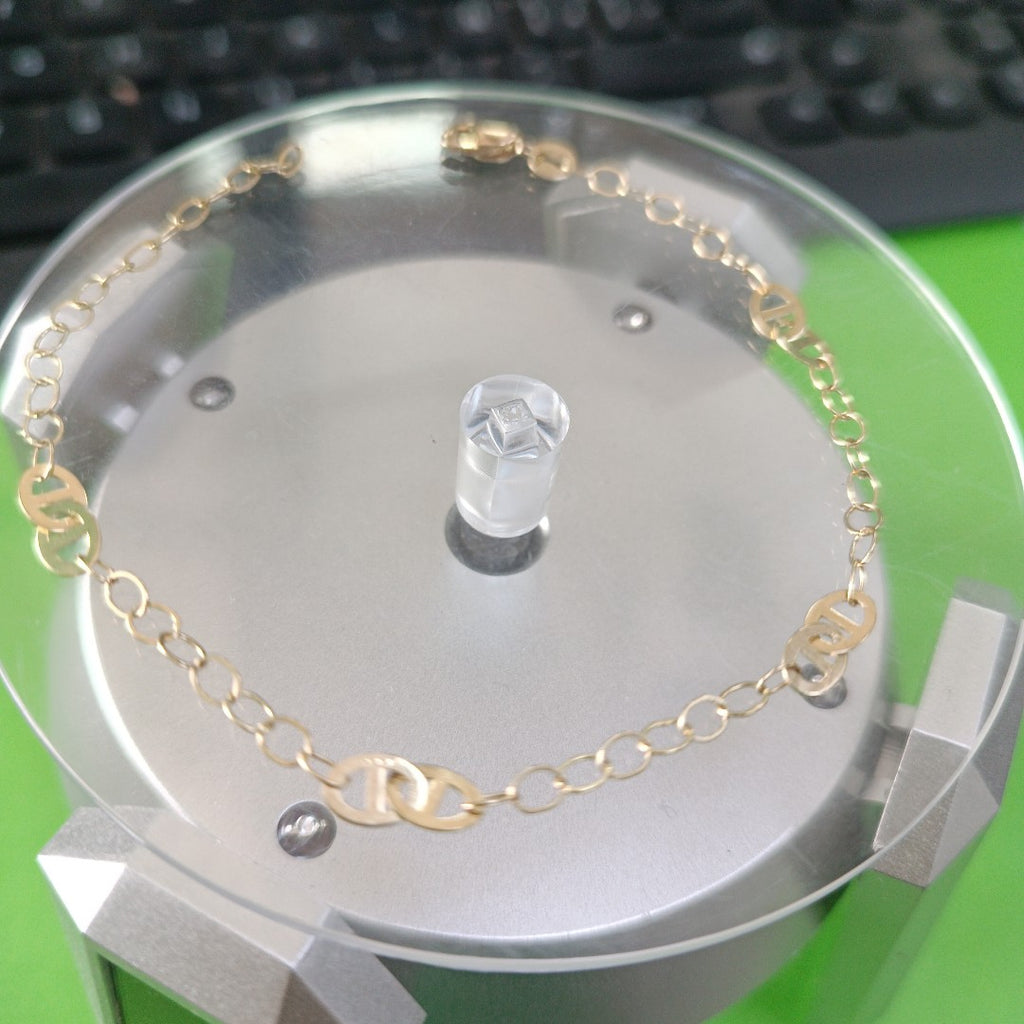 PULSERA ESPECIAL 14K 21 CM 1.9 GR (NUEVO)