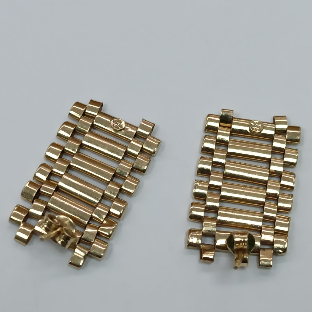 BROQUELES PAR ORO 14 K 4.8 GRMS (SEMINUEVO)