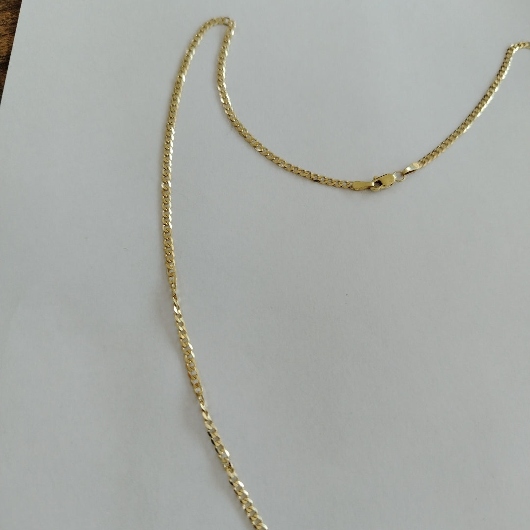 CADENA BARBADA 14K 55 CM 5.9 GR (NUEVO)