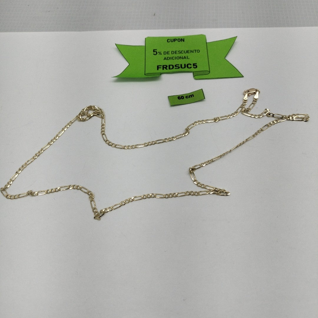 CADENA 3X1 14K 60 CM 5.4 GR (NUEVO)