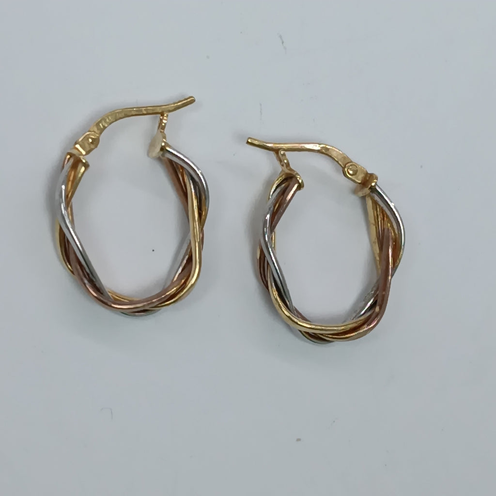 ARRACADAS PAR ORO 14 K 2.2 GRMS (SEMINUEVO)