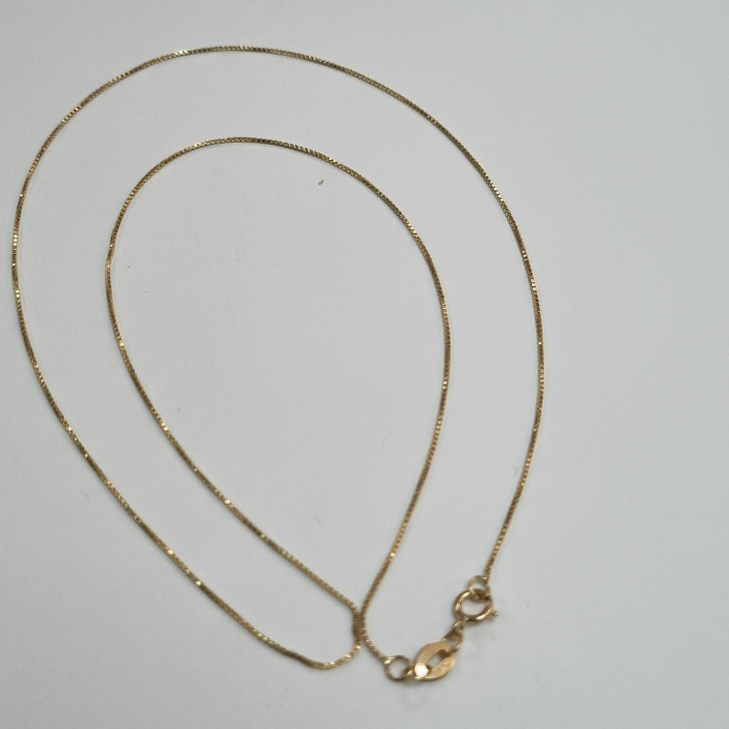 CADENA VENECIANO 14K 50 CM 1.6 GR (NUEVO)