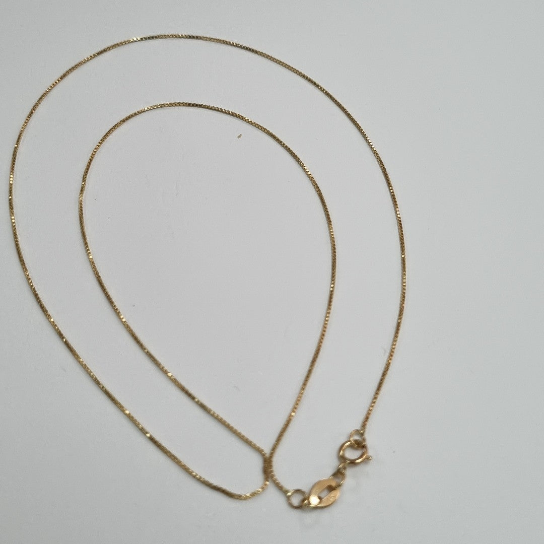 CADENA VENECIANO 14K 50 CM 1.6 GR (NUEVO)