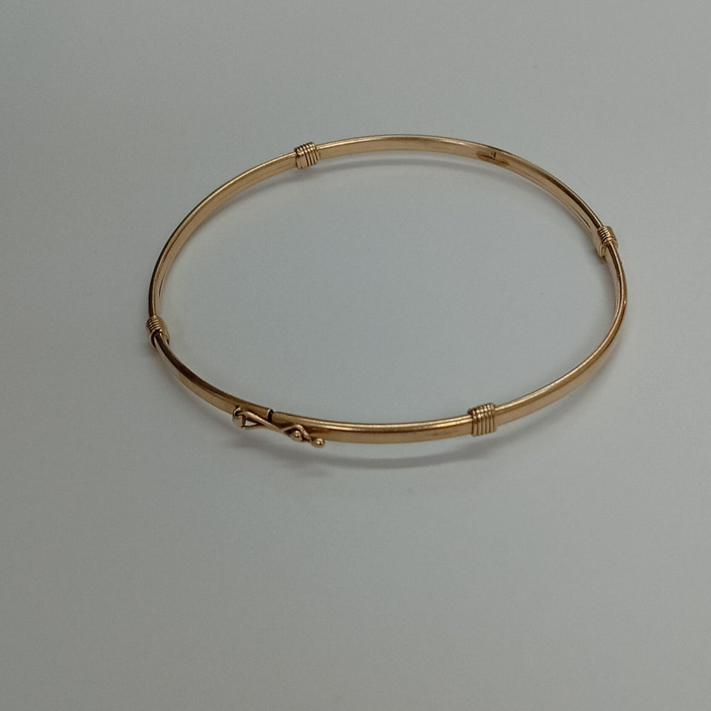 PULSERA RIGIDA ORO 14 K 4.1 GRMS (SEMINUEVO)