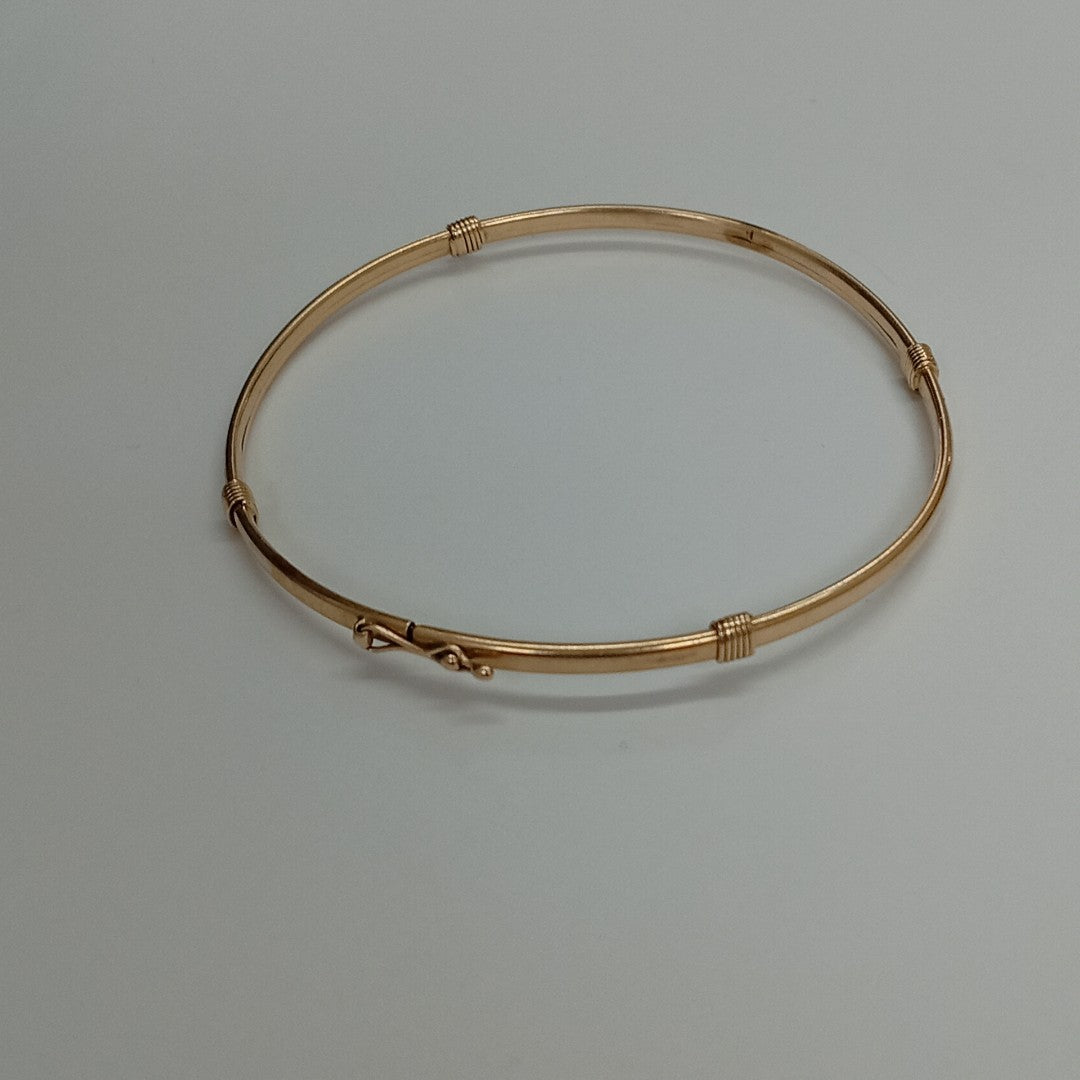 PULSERA RIGIDA ORO 14 K 4.1 GRMS (SEMINUEVO)