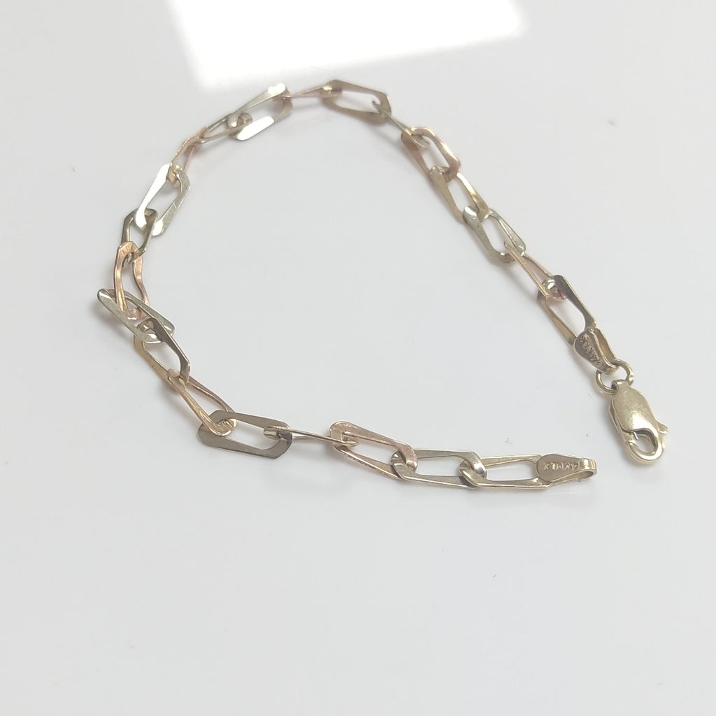 PULSERA ORO 14 K 3.6 GRMS (SEMINUEVO)
