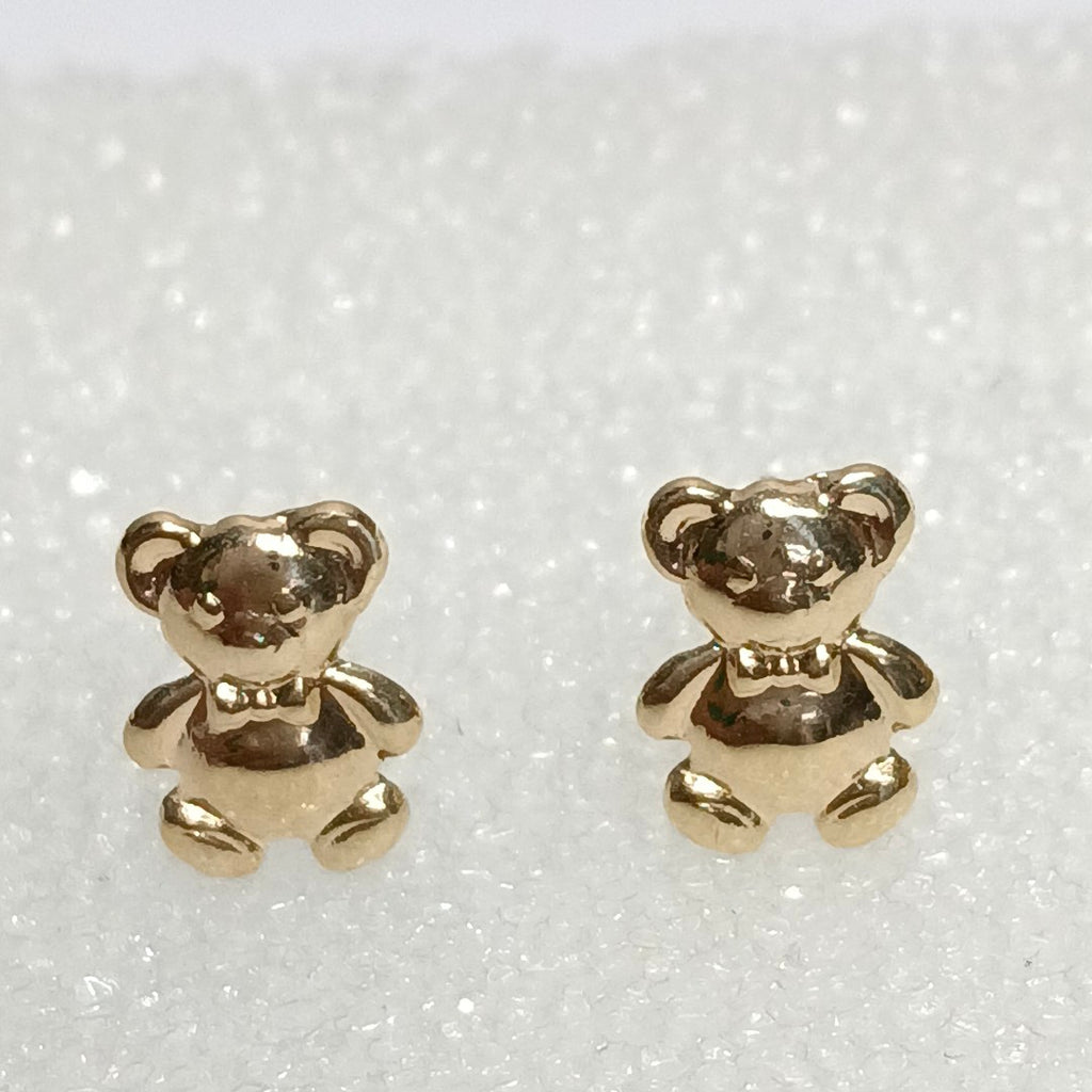 BROQUELES BROQUEL FIG OSO 14K 0.2592 GR (NUEVO)
