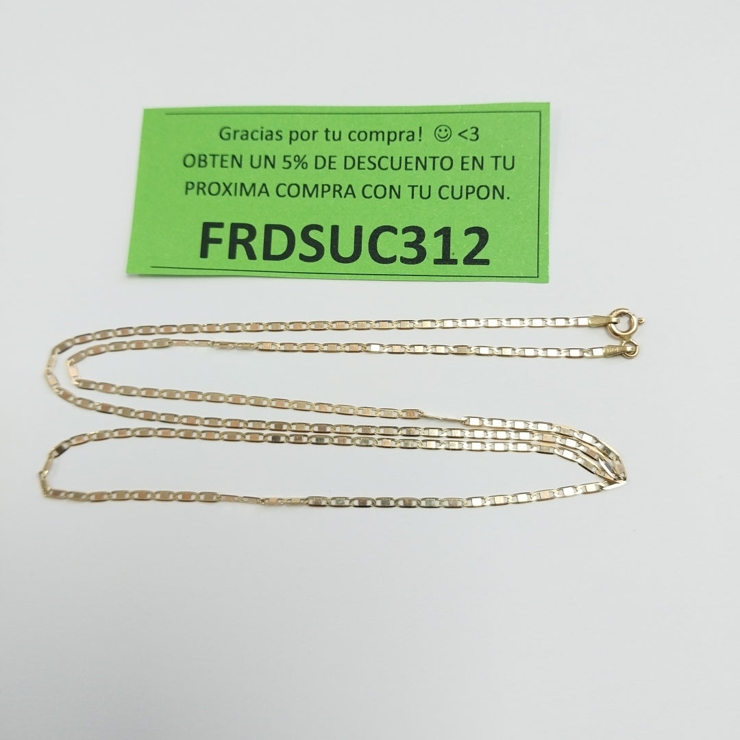 CADENA ORO 14 K 2.5 GRMS (SEMINUEVO)