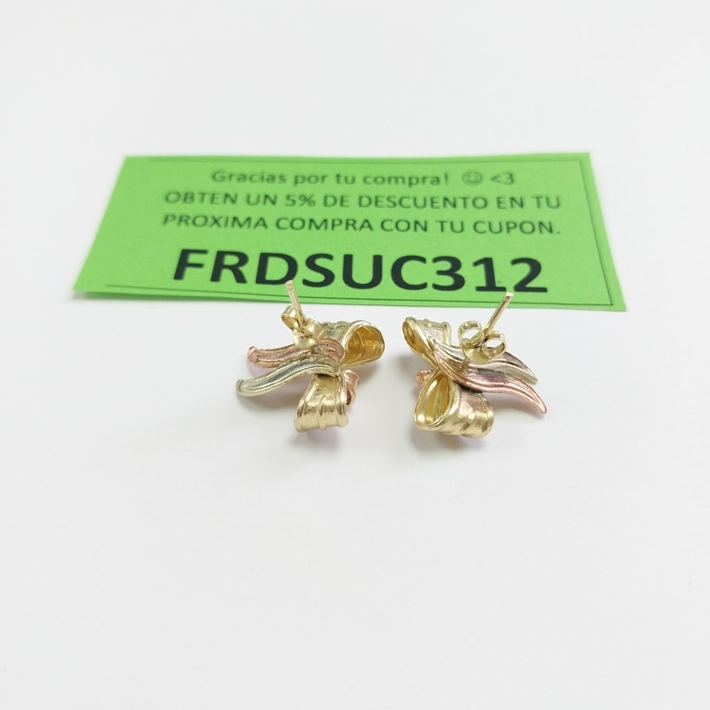 ARETES PAR ORO 10 K 2.6 GRMS (SEMINUEVO)