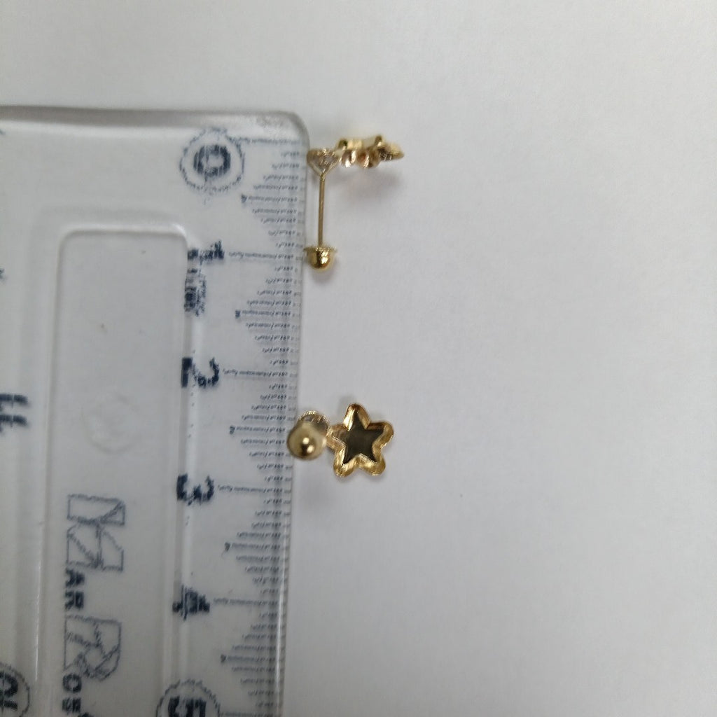 BROQUELES BROQUEL FIG ESTRELLA C CIRCONIA 14K 0.2603 GR (NUEVO)