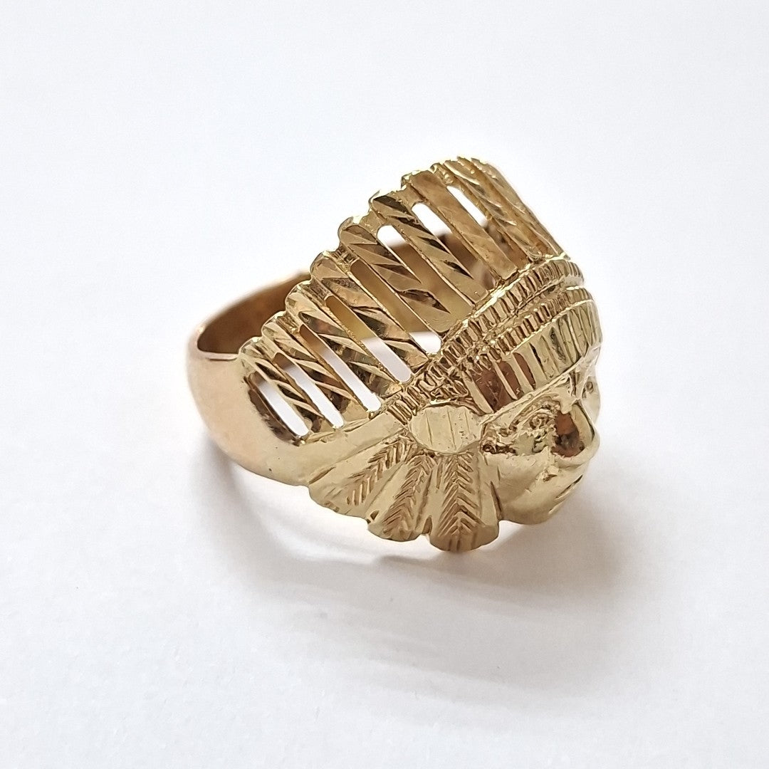 ANILLO ORO 10 K 9.4 GRMS (SEMINUEVO)