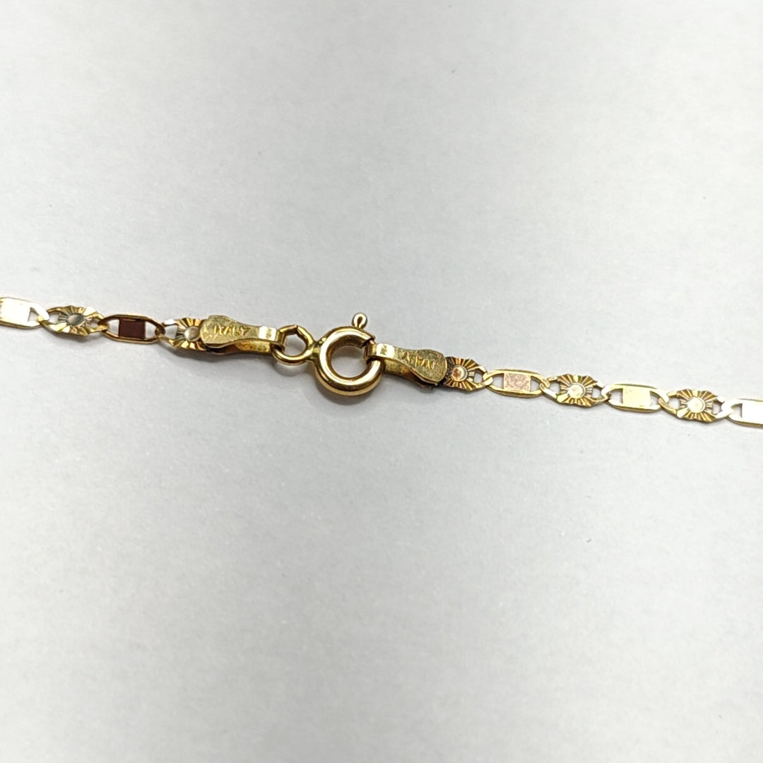 CADENA ORO 14 K 2.6 GRMS (SEMINUEVO)