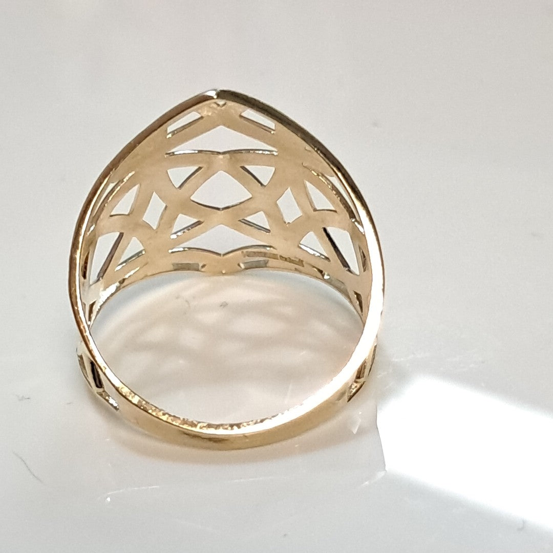 ANILLOS CON ESTRELLA CELTA 14K TALLA 6.5 2.2 GR (NUEVO)