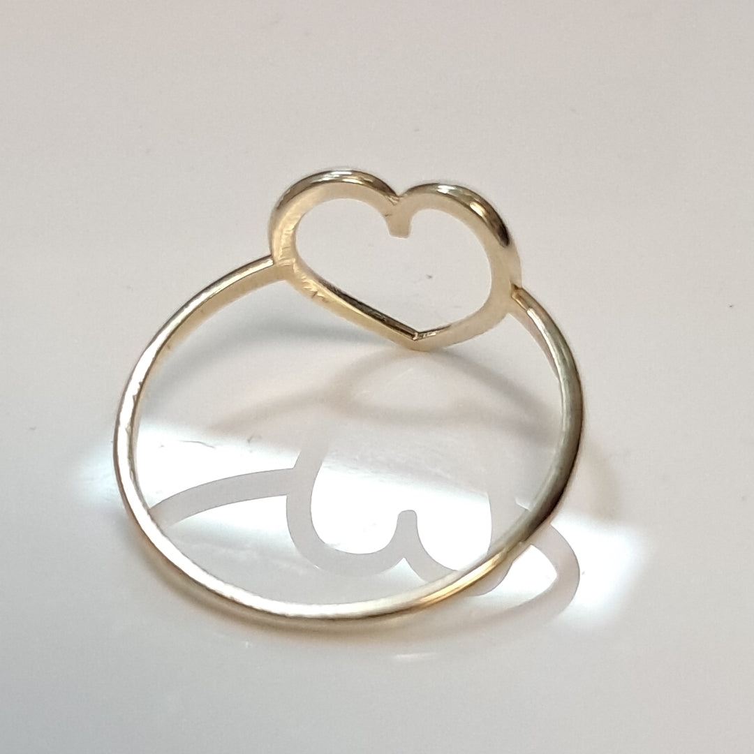 ANILLOS ANILLITO FIG CORAZON 10K TALLA 7 0.9 GR (NUEVO)