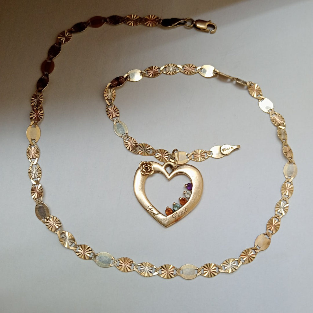 CADENA, DIJE ORO 14 K 12.3 GRMS (SEMINUEVO)