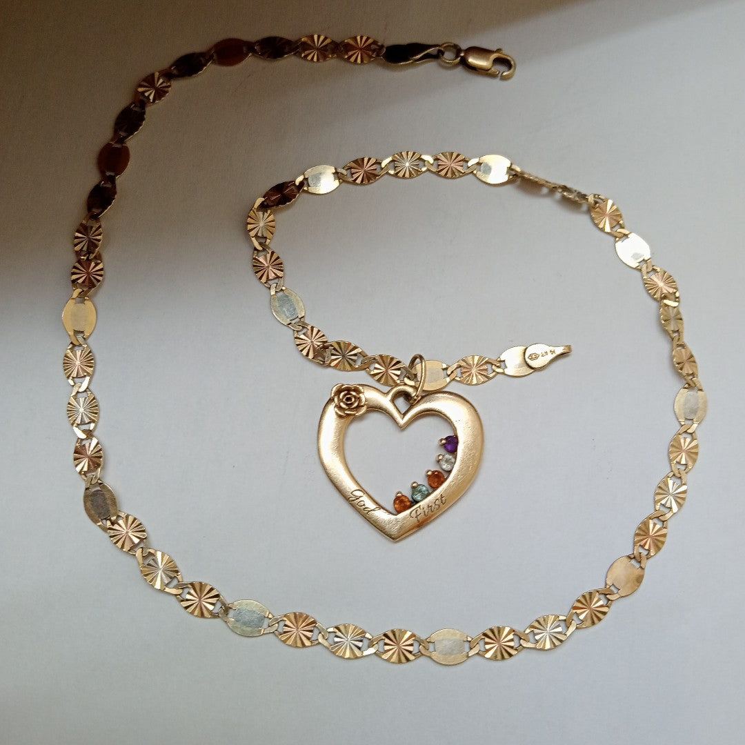CADENA, DIJE ORO 14 K 12.3 GRMS (SEMINUEVO)