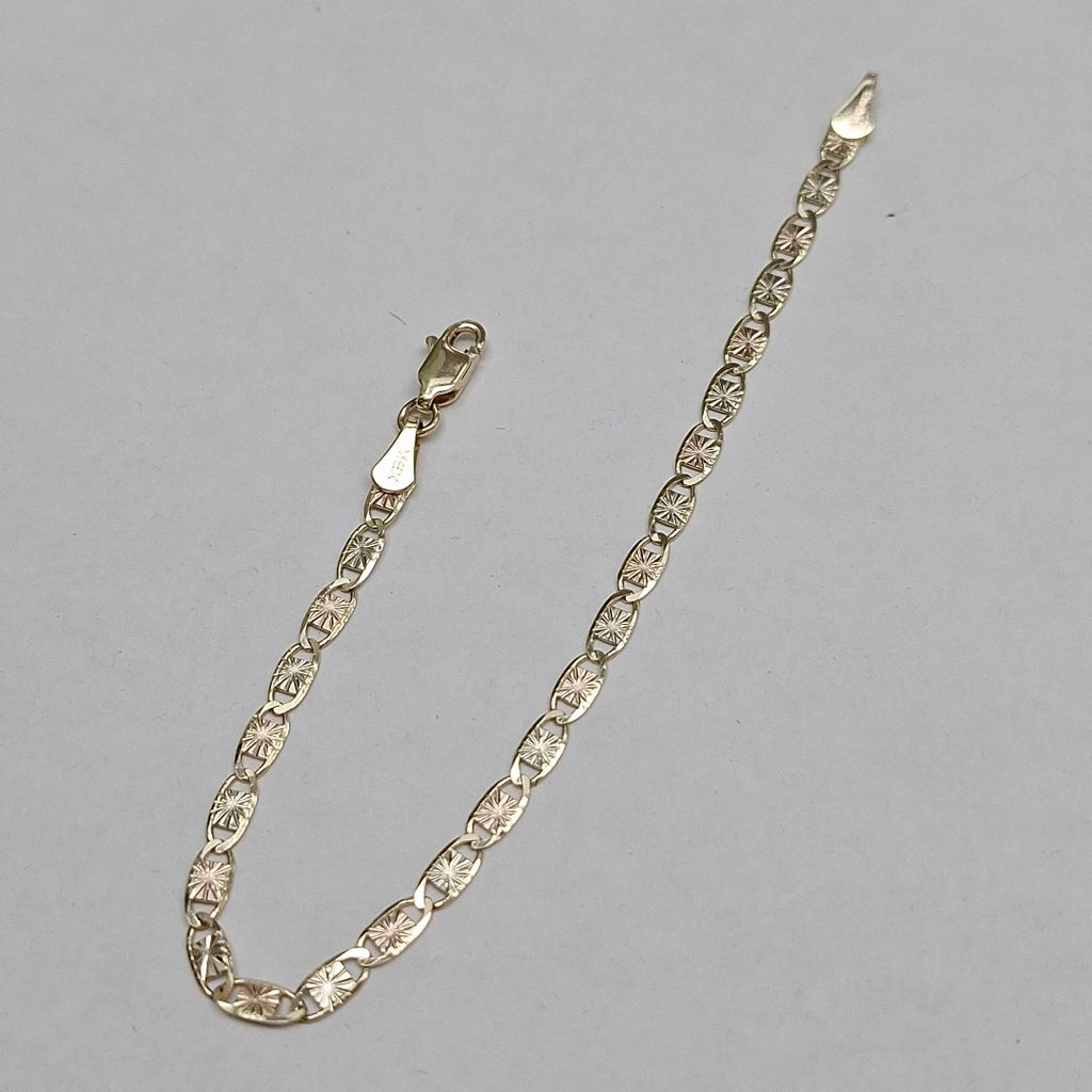 PULSERA GUCHI 14K 18 CM 3 GR (NUEVO)