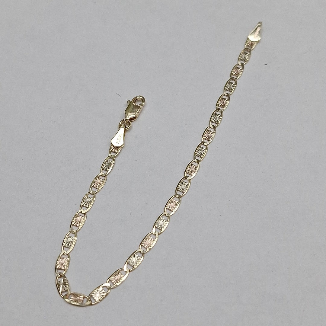 PULSERA GUCHI 14K 18 CM 3 GR (NUEVO)