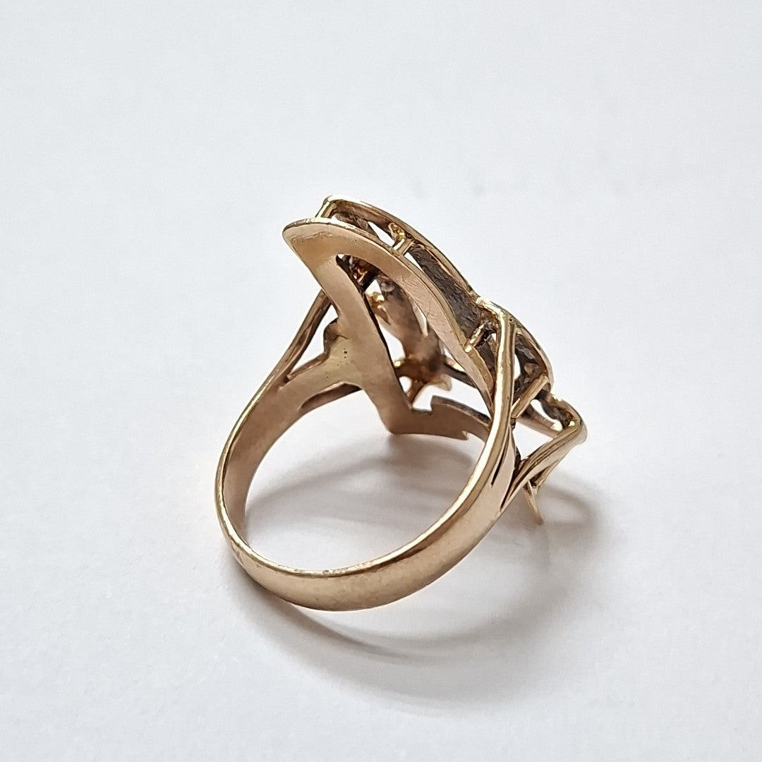 ANILLO ORO 10 K 4.6 GRMS (SEMINUEVO)