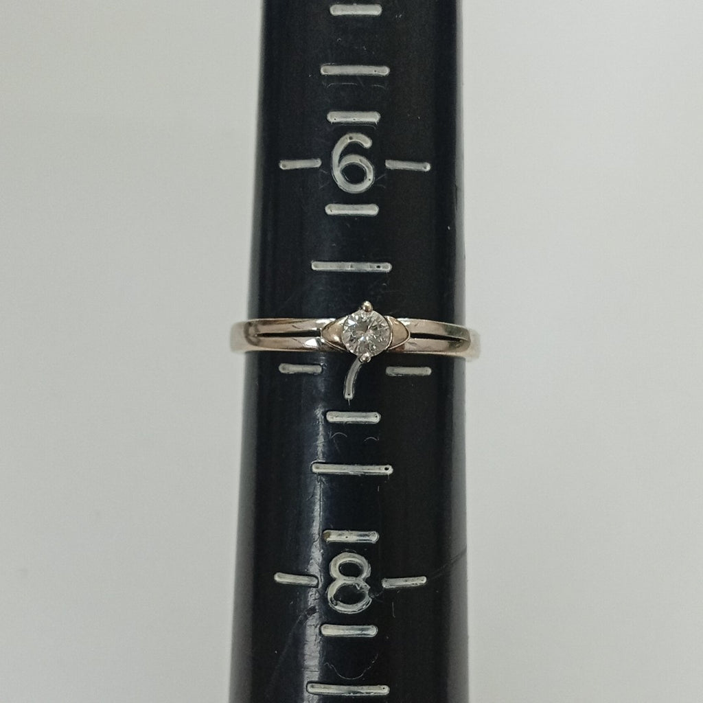 ANILLITO ORO BLANCO 14 K 1.7 GRMS (SEMINUEVO)