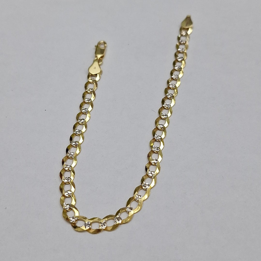 PULSERA BARBADA 14K 21 CM 6.5 GR (NUEVO)