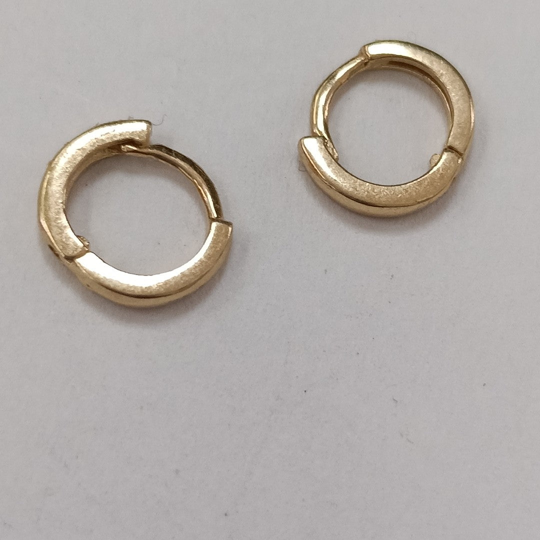 ARETES HUGGIE 14K 1.3 GR (NUEVO)